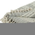 Charcoal Woven 100% Cotton Throw Blanket