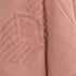 50" X 60" Coral Cotton Woven Ikat Throw Blanket with Tassels