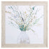Vase of Grass II White Framed Print Wall Art
