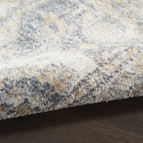 9' X 12' Gray Oriental Power Loom Area Rug