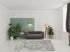 9' X 12' Gray Oriental Power Loom Area Rug