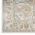 8' X 10' Beige Oriental Power Loom Washable Area Rug