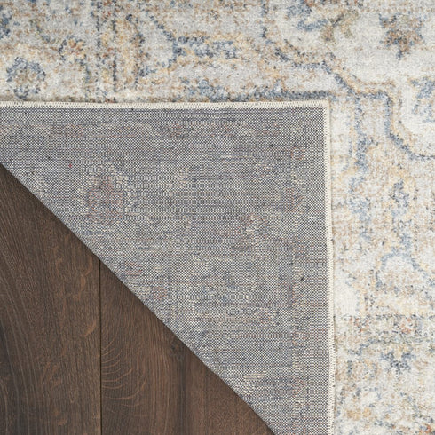 9' X 12' Gray Oriental Power Loom Area Rug