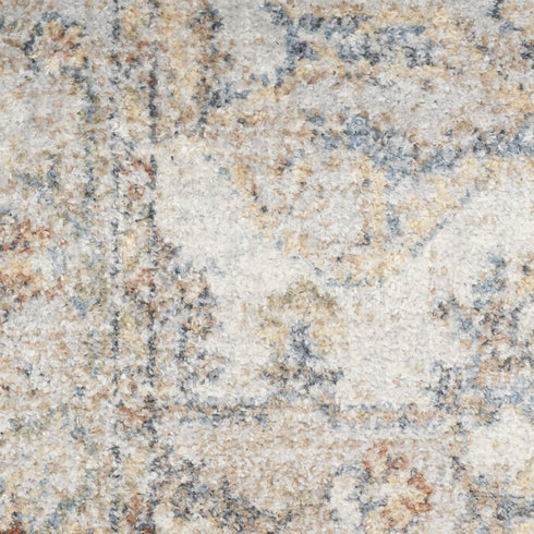 9' X 12' Gray Oriental Power Loom Area Rug