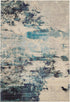 9' X 12' Ivory Abstract Power Loom Area Rug