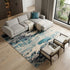 9' X 12' Ivory Abstract Power Loom Area Rug