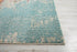 10' Blue And Gray Abstract Runner Rug