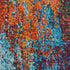 10' Blue and Orange Abstract Power Loom Runner Rug