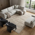 7' X 10' Brown Abstract Power Loom Area Rug