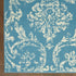 8' X 10' Blue Damask Power Loom Area Rug