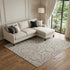 8' X 10' Gray Damask Power Loom Area Rug