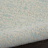 7' Aqua Floral Power Loom Runner Rug