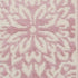 7' Pink Floral Power Loom Runner Rug