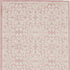 7' Pink Floral Power Loom Runner Rug