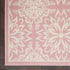 8' X 10' Pink Floral Power Loom Area Rug