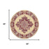 8' X 10' Cream Damask Power Loom Area Rug