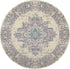 8' X 10' Pink Damask Power Loom Area Rug