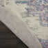 8' X 10' Pink Damask Power Loom Area Rug