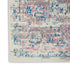 8' X 10' Pink Damask Power Loom Area Rug