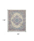8' X 10' Pink Damask Power Loom Area Rug