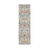 6' Cream Floral Power Loom Runner Rug