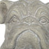 16" Gray Polyresin Dog Hand Painted Tabletop Sculpture
