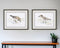 Set Of Two Sandpiper Black Framed Print Wall Art