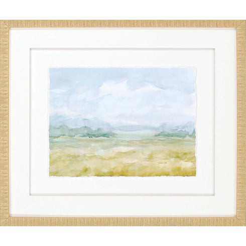Watercolour II Gold Framed Print Wall Art