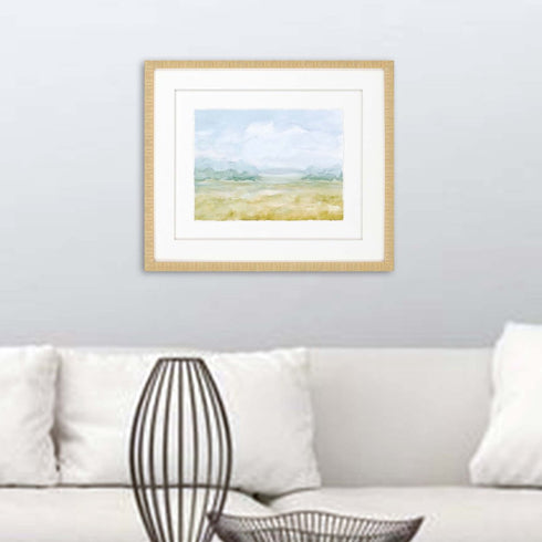 Watercolour II Gold Framed Print Wall Art
