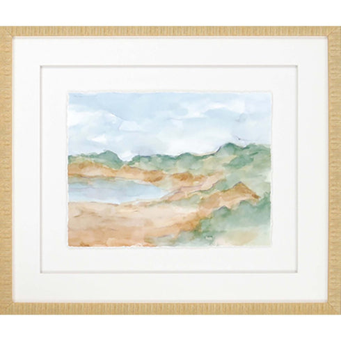 Watercolour IV Gold Framed Print Wall Art