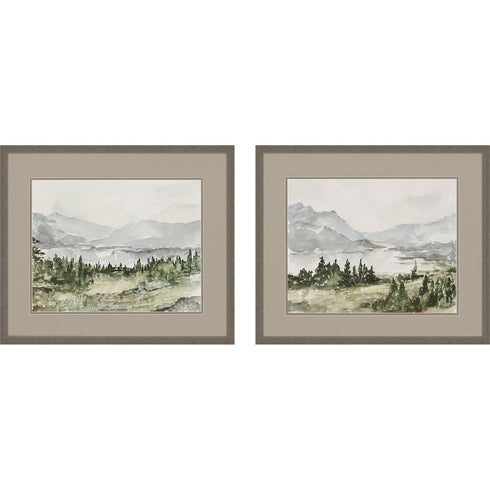 Set Of Two Reservoir Brown Framed Print Wall Art