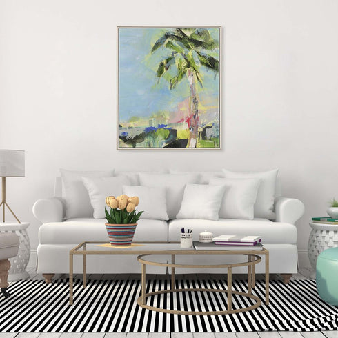Good Morning Beautiful Silver Floater Frame Print Wall Art