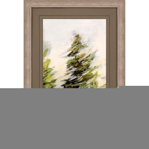Evergreen Silver Framed Print Wall Art