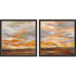 Set Of Two High Desert Sky Black Framed Print Wall Art