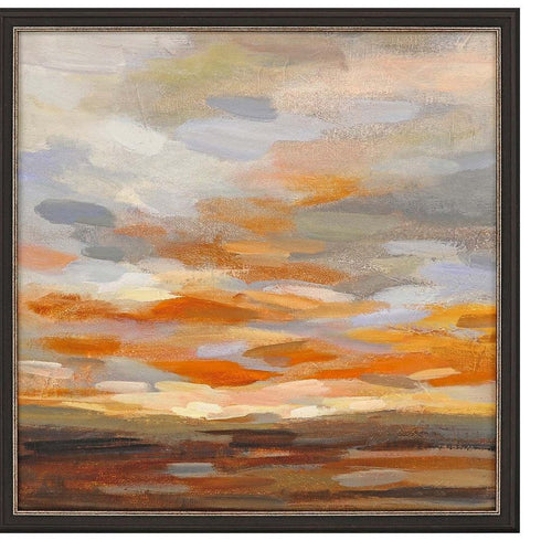 Set Of Two High Desert Sky Black Framed Print Wall Art