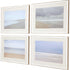 Set Of Four Surf White Framed Print Wall Art