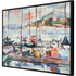 Leschi Evening Black Floater Frame Print Wall Art