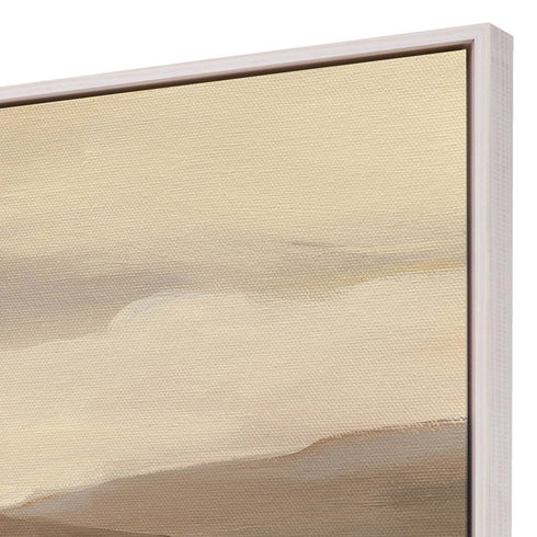 Cinnamon Riverbank I White Floater Frame Print Wall Art