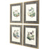 Set Of Four French Dogs Gold Framed Print Wall Art