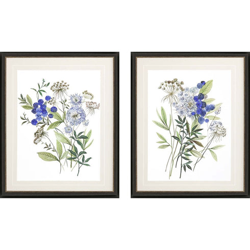 Set Of Two Botana Black Framed Print Wall Art