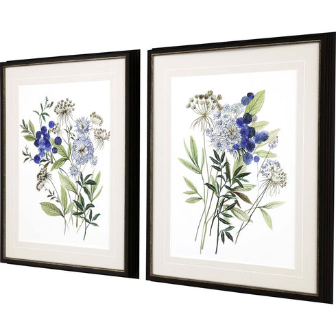 Set Of Two Botana Black Framed Print Wall Art