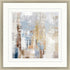Cosmic Rush Silver Framed Print Wall Art