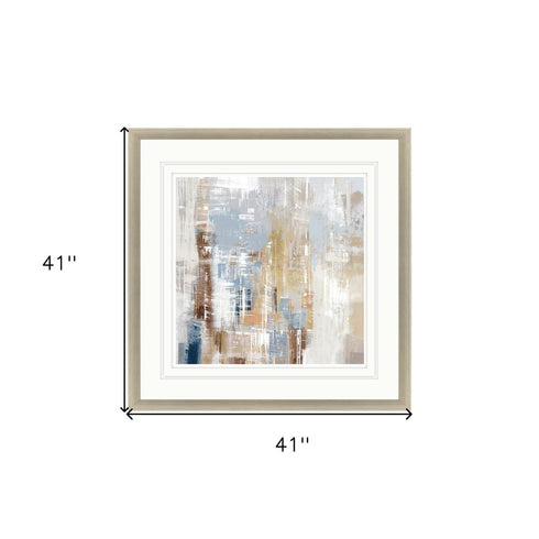 Cosmic Rush Silver Framed Print Wall Art