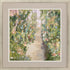 Garden Delight Lane Gold Framed Print Wall Art
