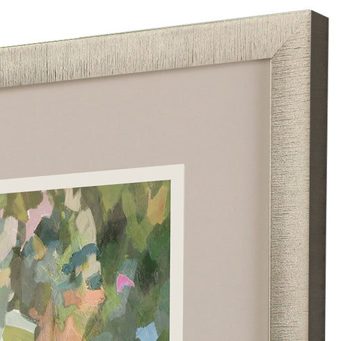 Garden Delight Lane Gold Framed Print Wall Art