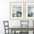 Echoes of the Sea Gold Framed Print Wall Art