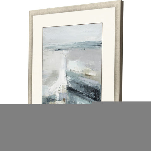 Echoes of the Sea Gold Framed Print Wall Art