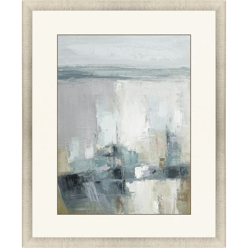 Echoes of the Sea Gold Framed Print Wall Art