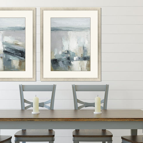 Echoes of the Sea Gold Framed Print Wall Art
