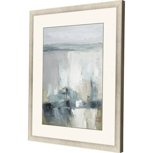Echoes of the Sea Gold Framed Print Wall Art